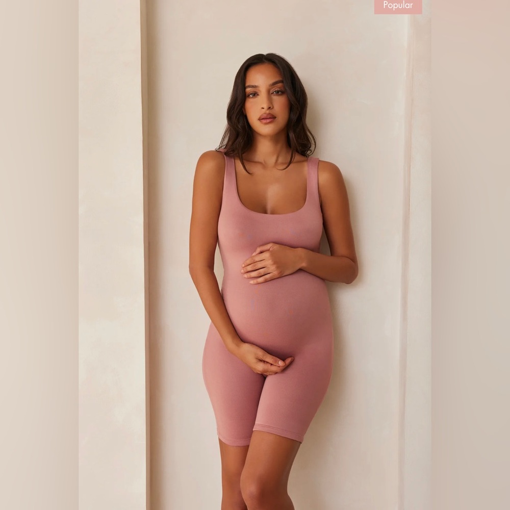 Cindy Mauve bumpsuit XS